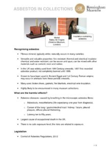 thumbnail of Asbestos-in-Collections-Handout-SHARE