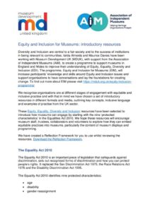 thumbnail of Equity and Inclusion Resources 2021 Dec